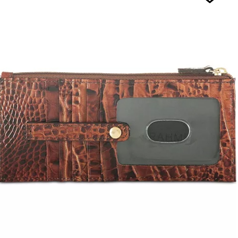 Brown Crocodile Leather Wallet